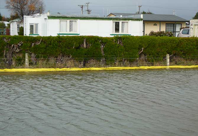flood protection of a neighbourhood with the water-gate barrier in new Zealand